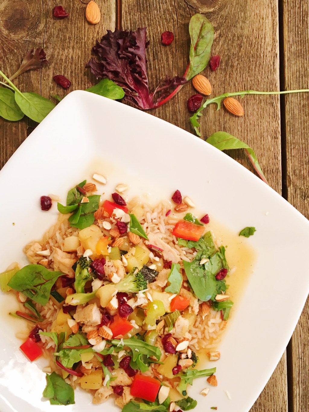 Kyllingwok med tranebær